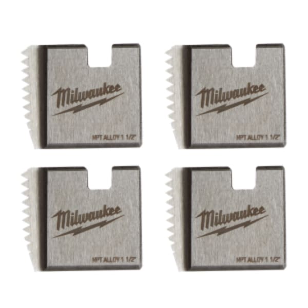 Milwaukee® 1-1/2" ALLOY NPT Portable Pipe Threading Dies