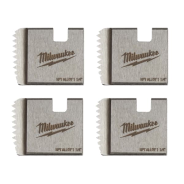 Milwaukee® 1-1/4" ALLOY NPT Portable Pipe Threading Dies