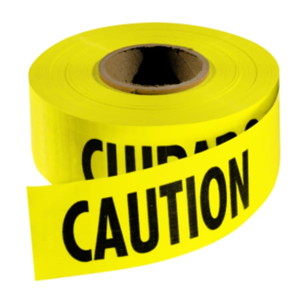 Empire 1000 ft. Yellow Barricade Tape - CAUTION/CUIDADO