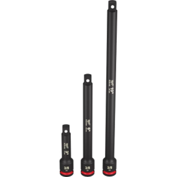 3PC SHOCKWAVE™ Impact Duty™ 3/8" Drive Extension Set