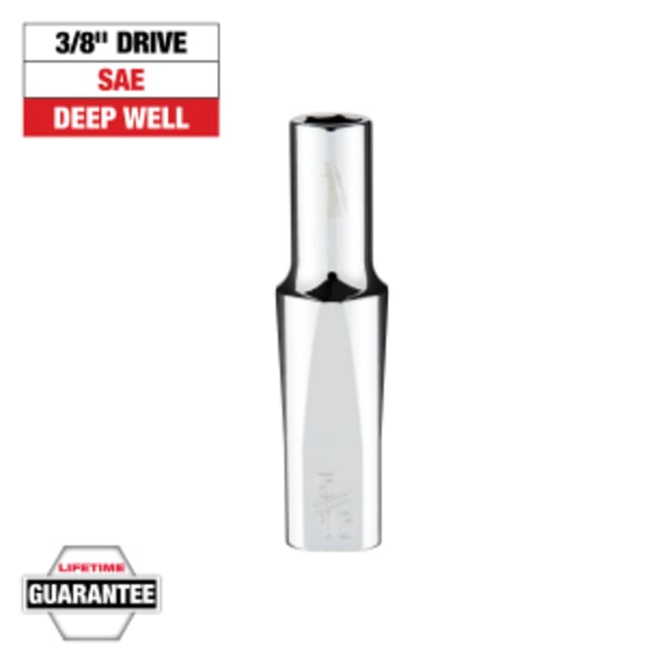 3/8" Drive 5/16" SAE Deep Socket with FOUR FLAT™ Sides