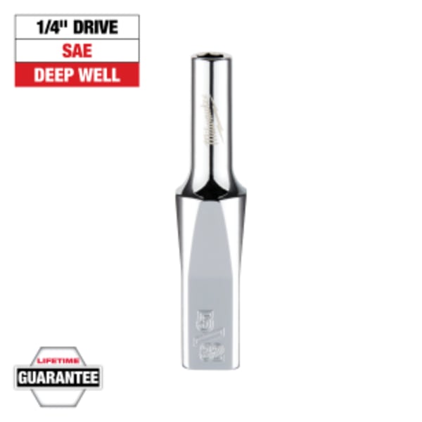 1/4" Drive 5/32" SAE Deep Socket with FOUR FLAT™ Sides