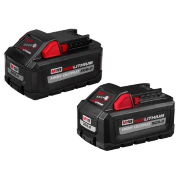 M18™ REDLITHIUM™ HIGH OUTPUT™ XC8.0 & M18™ REDLITHIUM™ HIGH OUTPUT™ XC6.0 Battery 2 Pack