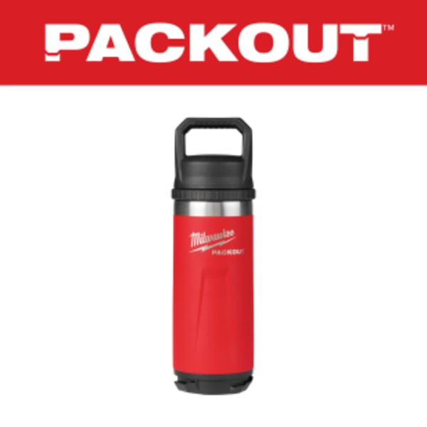PACKOUT™ 18oz Insulated Bottle with Chug Lid