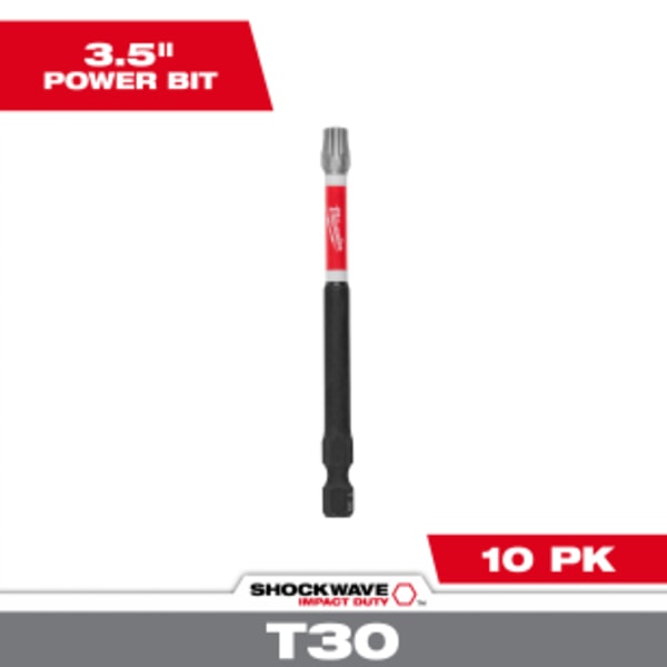SHOCKWAVE™ Impact Duty 3-1/2" Power Bit TORX® T30 Bulk 25 Pack