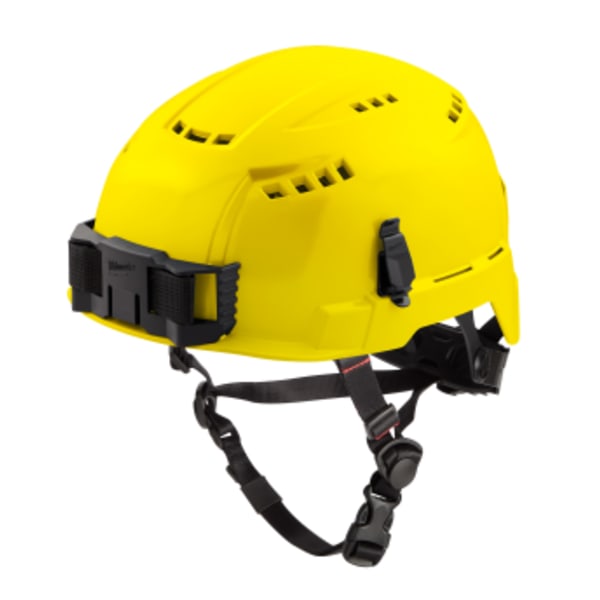 BOLT™ Yellow Vented Safety Helmet with IMPACT ARMOR™ Liner (USA) - Type 2, Class C