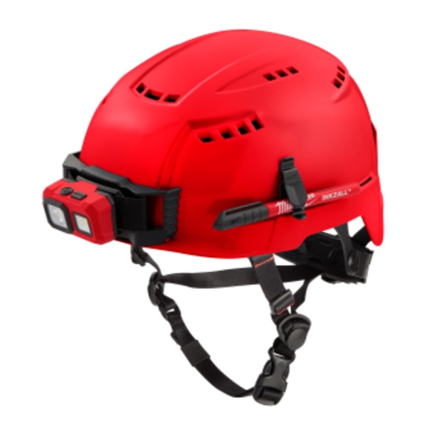 BOLT™ Red Vented Safety Helmet (USA) - Type 2, Class C