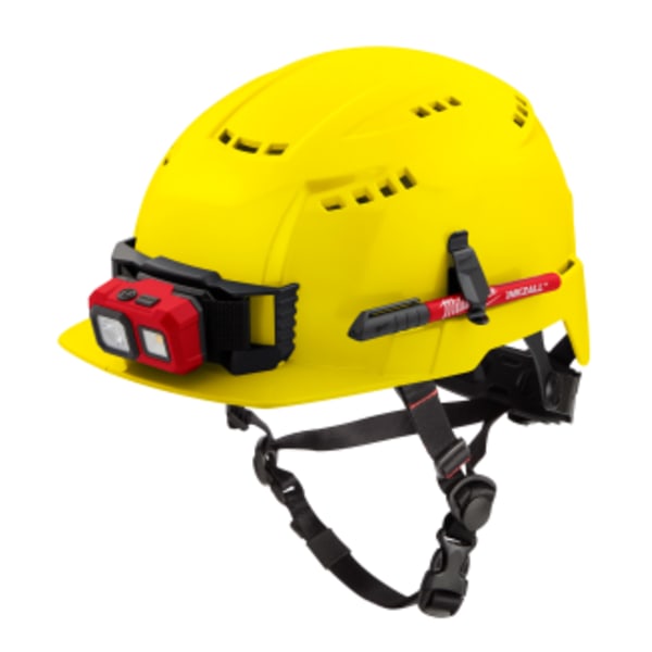 BOLT™ Yellow Front Brim Vented Safety Helmet (USA) - Type 2, Class C