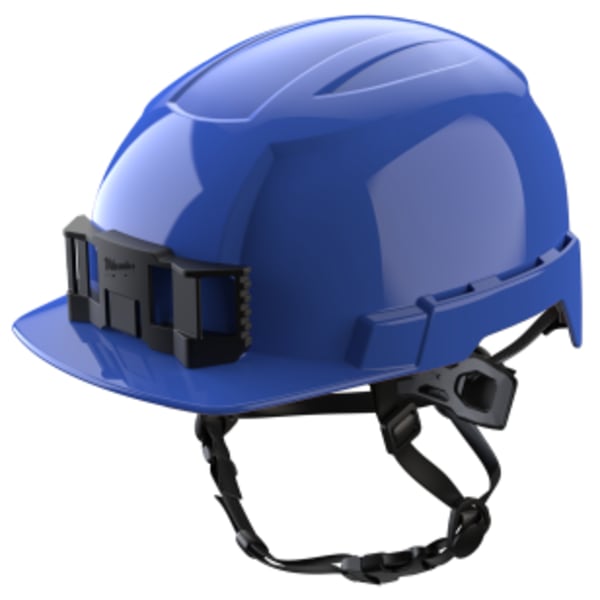BOLT™ Blue Front Brim Safety Helmet with IMPACT ARMOR™ Liner (USA) - Type 2, Class E
