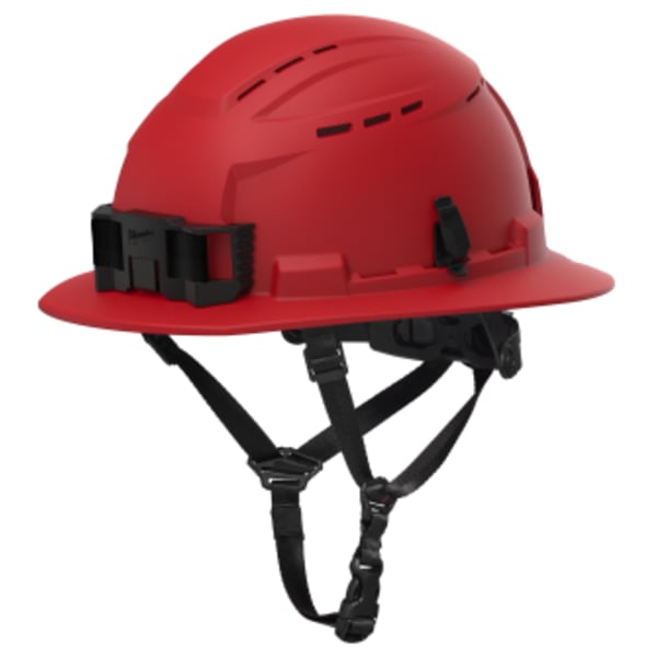 BOLT™ Red Full Brim Vented Safety Helmet – Type 2, Class C