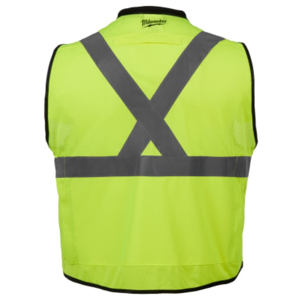 Class 2 High Visibility Yellow Performance Safety Vest - S/M (ANSI/CSA)