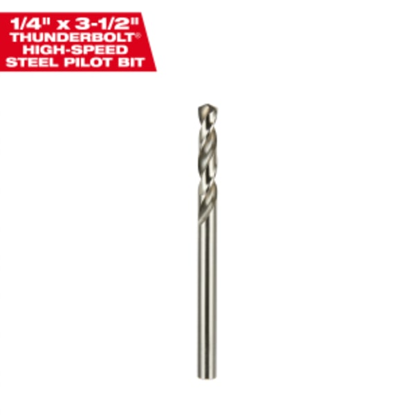High Speed Steel Pilot Bit 1/4" x 3-1/2"