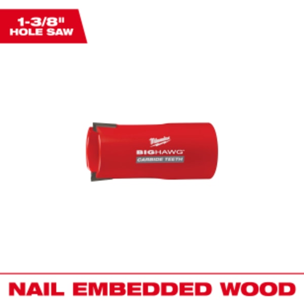 1-3/8" BIG HAWG™ with Carbide Teeth