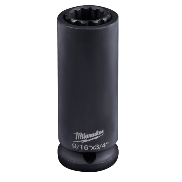 SHOCKWAVE™ Impact Duty 9/16" & 3/4" Lineman's 2-in-1 12 Point Socket