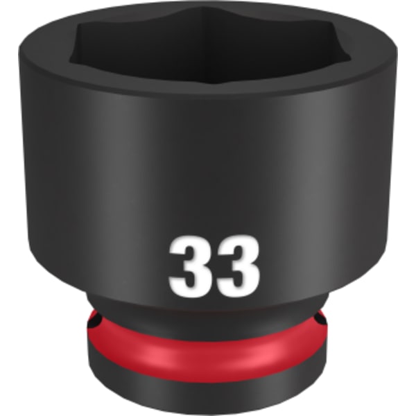 SHOCKWAVE™ Impact Duty 1/2" Drive 33MM Standard 6 Point Socket