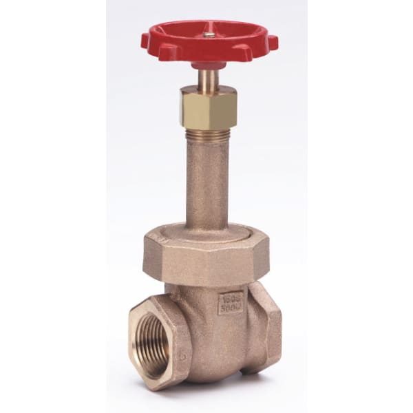 3" - FIP x FIP - Bronze  Gate Valve - 150 SWP - 300 WOG, Rising Stem, Bronze Seat, Solid Wedge Disc