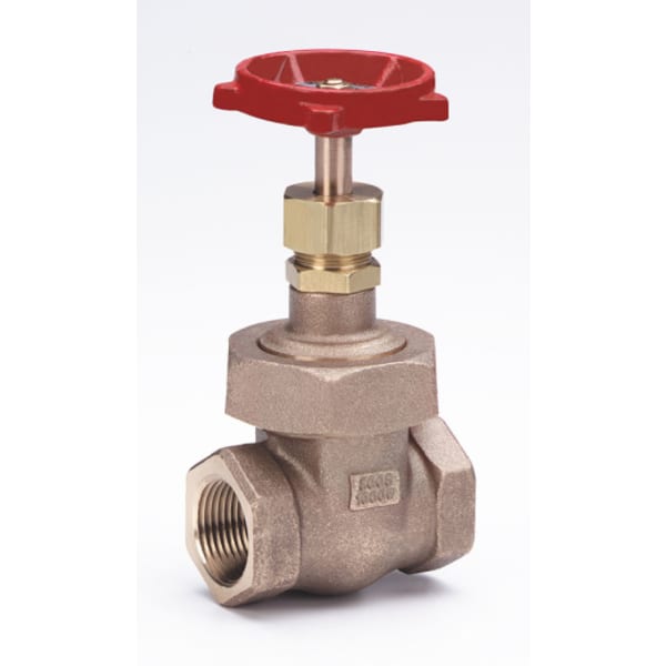 2" - FIP x FIP - Bronze  Gate Valve - 300 SWP - 1000 WOG, Non-Rising Stem, Stainless Steel Seat, Solid Wedge Disc