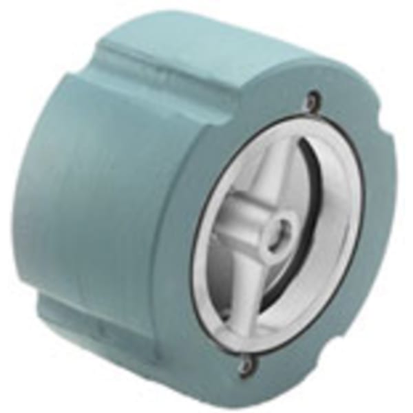 2-1/2" - Wafer - Cast Iron  Check Valve - Class 125, Stainless Steel Seat, Stainless Steel Disc