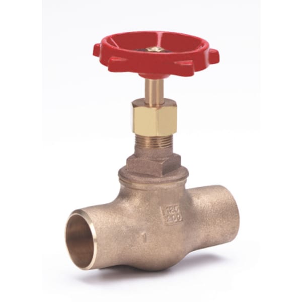 1/2" - SWT x SWT - Bronze  Globe Valve - 125 SWP - 200 WOG, Rising Stem, Bronze Seat, Bronze Disc