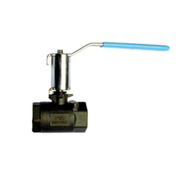 3/8" - FIP x FIP - Carbon Steel  Ball Valve - 2000 WOG, Multi-Fill PTFE Seat, Carbon Steel Ball
