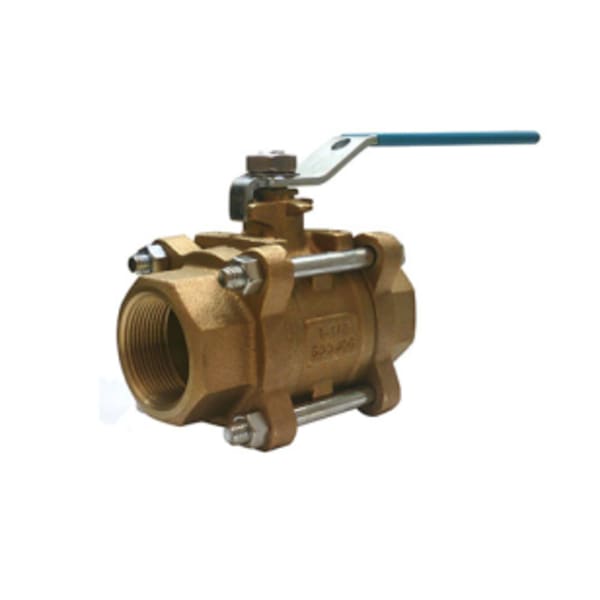 3/8" - FIP x FIP - Bronze, Full Port - Ball Valve - 600 WOG,