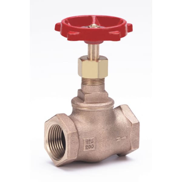 1/2" - FIP x FIP - Bronze  Globe Valve - 125 SWP - 200 WOG, Bronze Seat, Bronze Disc