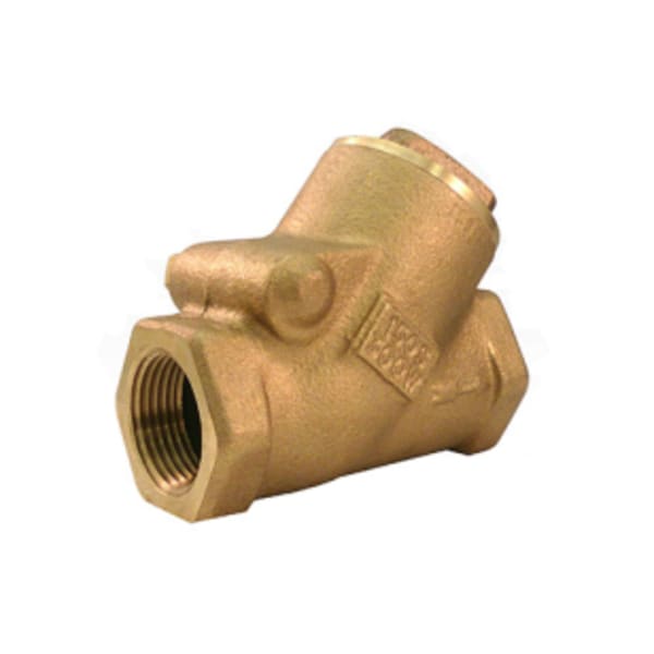 1-1/4" - FIP x FIP - Bronze  Check Valve - 150 SWP - 300 WOG, Horizonatal Swing, Bronze Seat, Bronze Disc