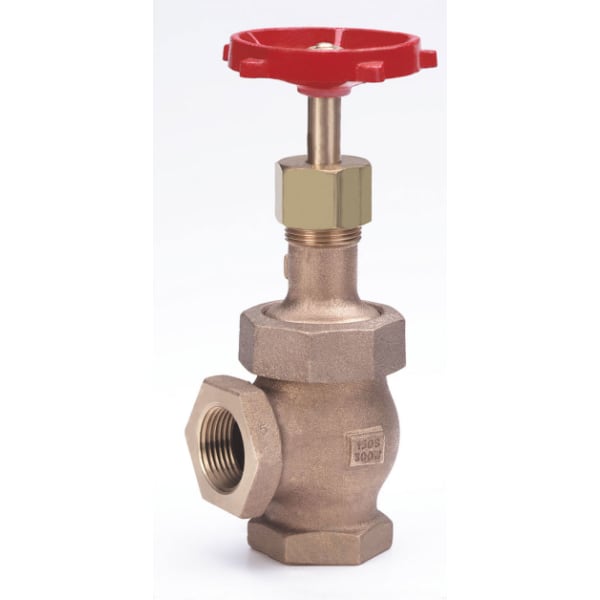 2" - FIP x FIP - Bronze  Globe Valve - 150 SWP - 300 WOG, Rising Stem, PTFE Seat, PTFE Disc