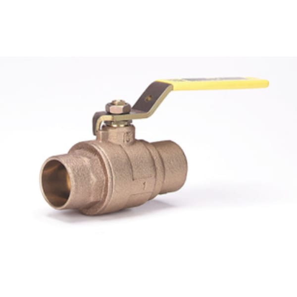 3/8" - SWT x SWT - Bronze, Full Port - Ball Valve - 150 SWG - 600 WOG, RPTFE Seat, Stainless Steel Ball -