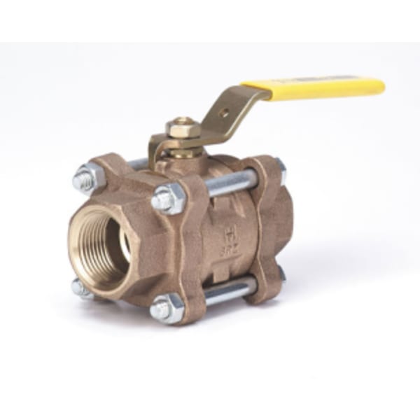 1/2" - FIP x FIP - Bronze, Full Port - Ball Valve - 600 WOG, RPTFE Seat, Stainless Steel Ball -
