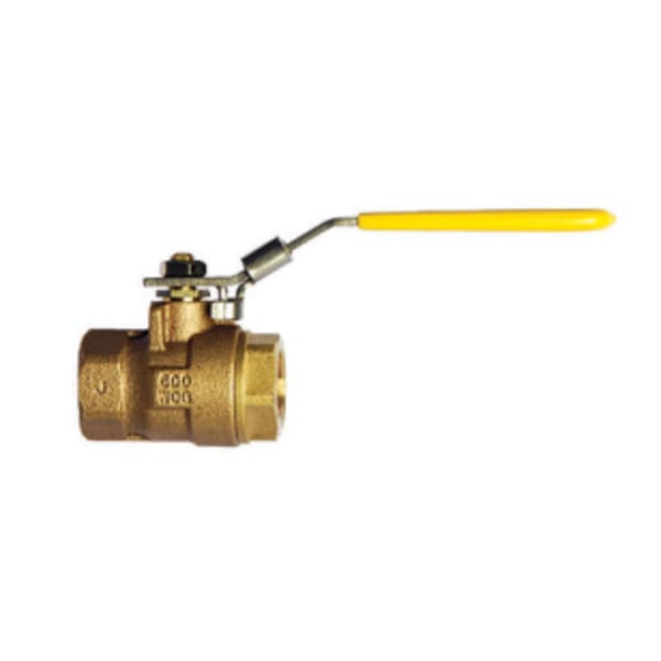 3/8" - FIP x FIP - Bronze, Full Port - Ball Valve - 150 SWG - 600 WOG, RPTFE Seat, Stainless Steel Ball -