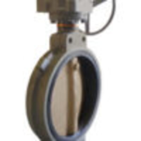 16" - Wafer Pattern - Cast Iron  Butterfly Valve - 200 PSI, EPDM Seat, Bronze Disc