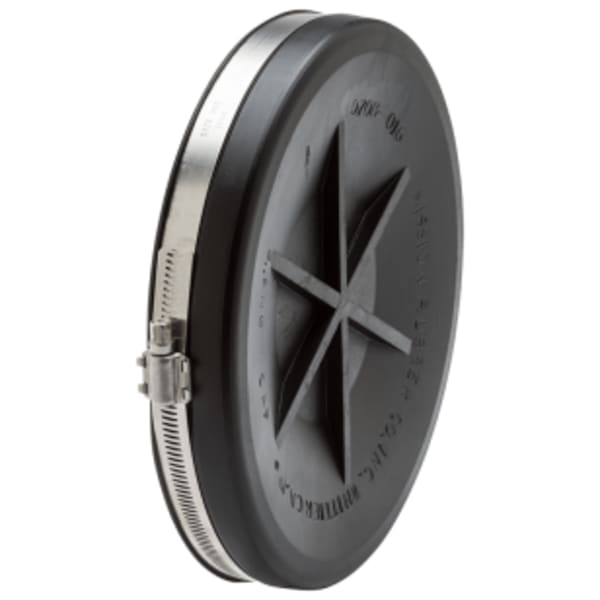 12" Rubber End Cap for Cast Iron/ Plastic/Steel 0712018