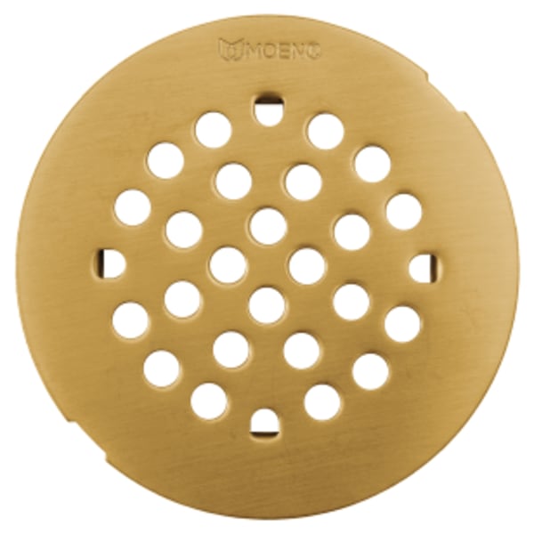 Moen 4-1/4 in. Tub and Shower Drain Cover for 3 in. Opening in Brushed Gold