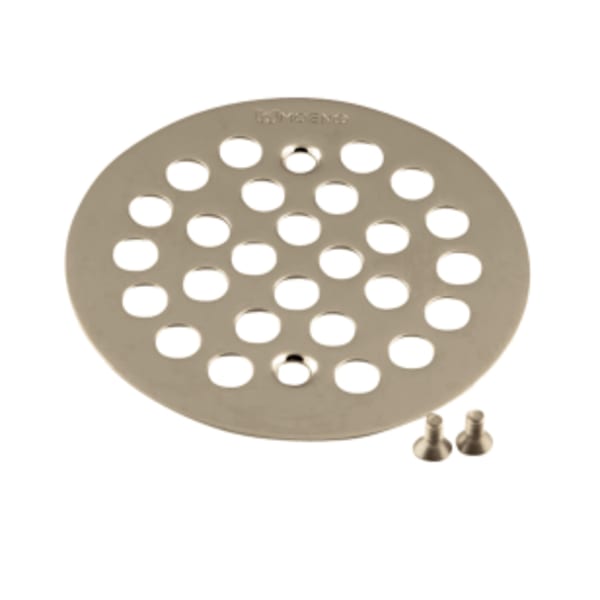 Moen Brass Tub and Shower Drain Cover in Brushed Nickel