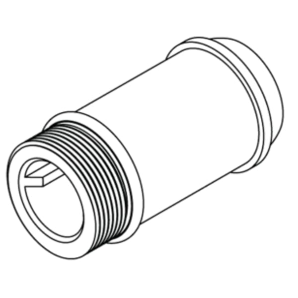 Moen 4-1/4" Delany supply extension nipple Chrome