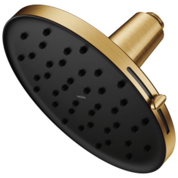 Moen Verso Brushed gold adjustable 9" diameter spray head rainshower