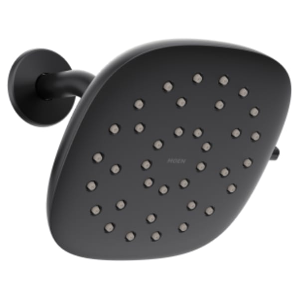 Moen Verso Matte black infinite 7" diameter spray head rainshower