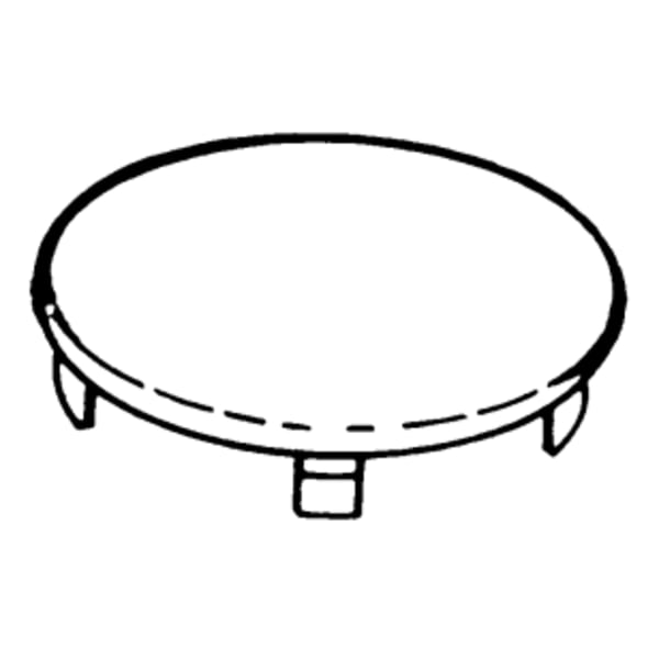 Moen N/a or unfinished deck hole cover