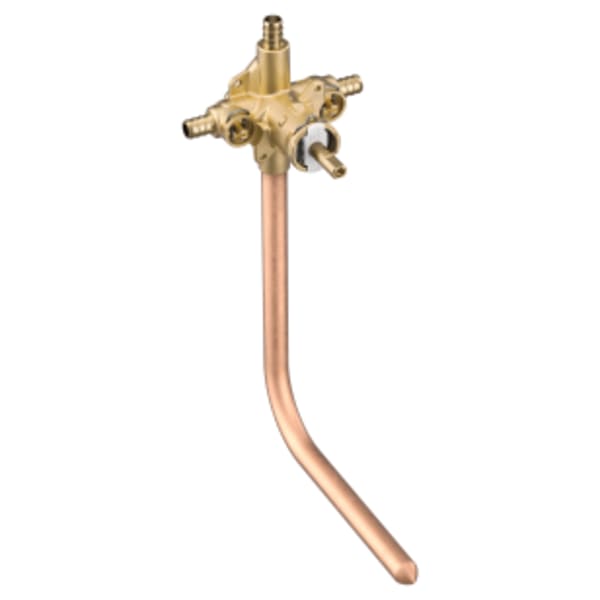 Moen M-Pact Posi-Temp(R) 1/2" crimp ring PEX connection includes pressure balancing
