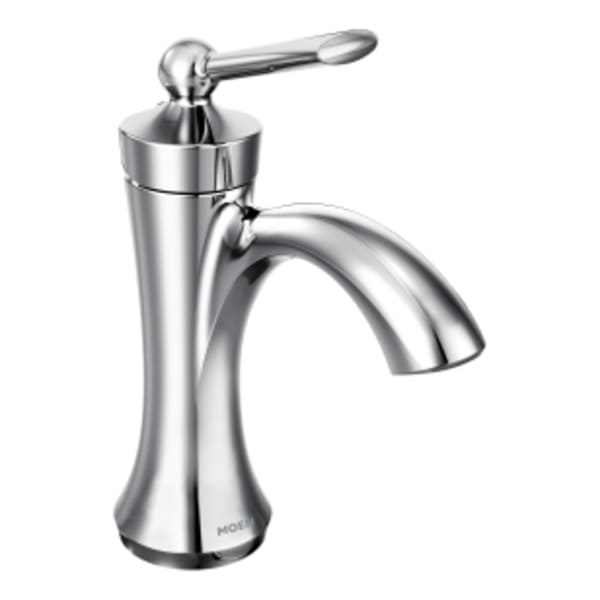Moen Wynford Single Hole Single-Handle High-Arc Bathroom Faucet in Chrome