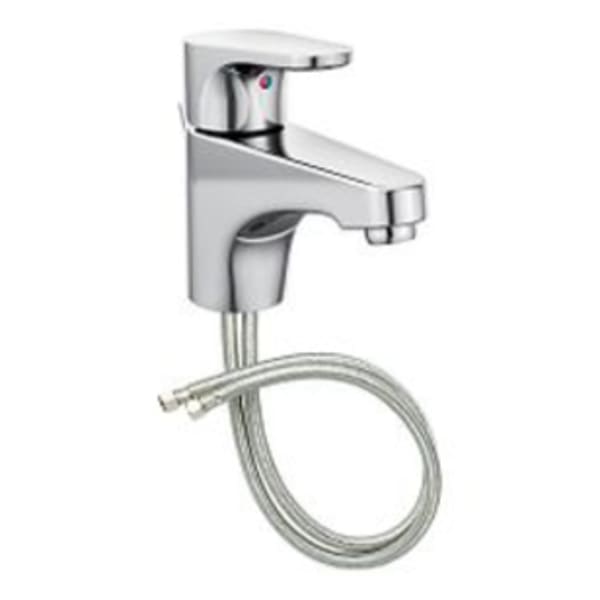 CFG Edgestone Chrome one-handle low arc bathroom faucet
