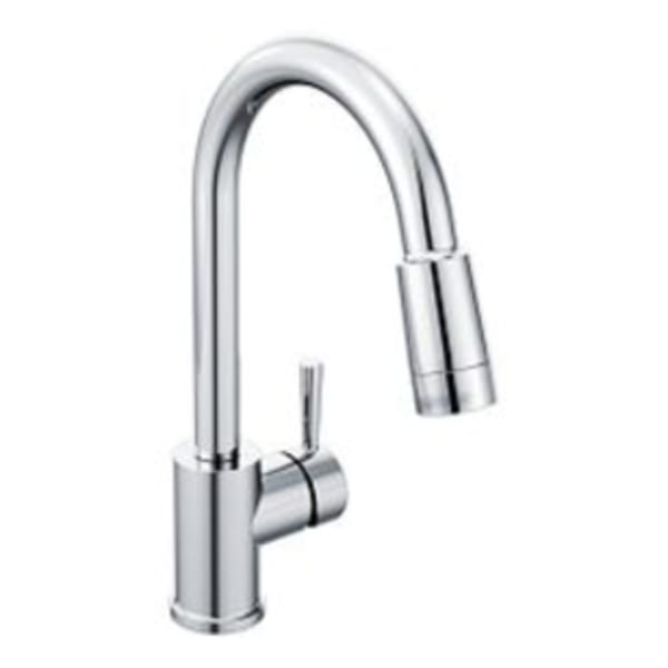 CFG Edgestone Chrome one-handle pulldown kitchen faucet