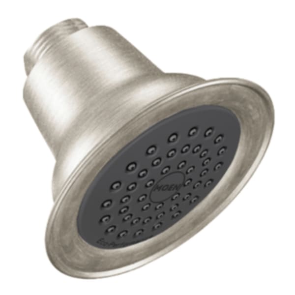 Moen M-Dura Vandal-Resistant 1-Spray 3.5 in. Fixed Showerhead in Classic Brushed Nickel