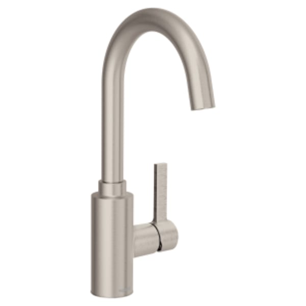 Moen Genta LX Single-Handle Bar Faucet in Spot Resist Stainless