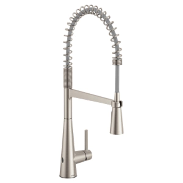 Moen Sleek Spot resist stainless one-handle kitchen faucet
