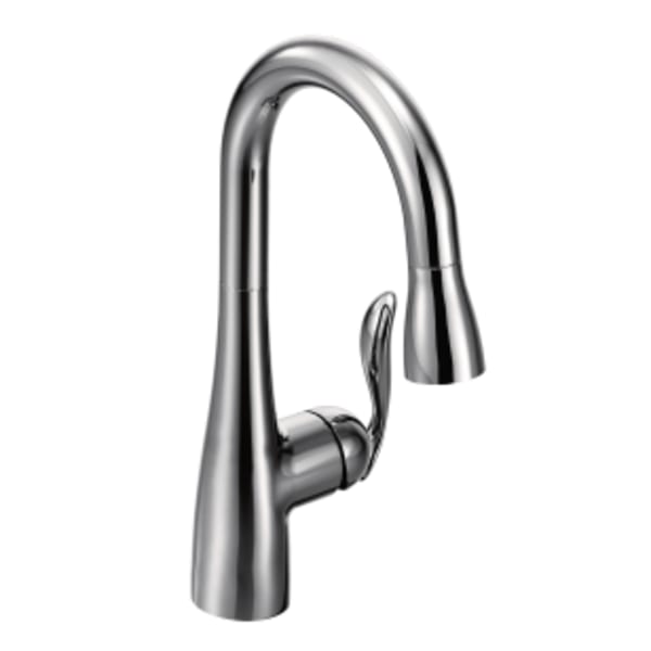 Moen Arbor Single-Handle Pull-Down Sprayer Bar Faucet with Reflex and Power Clean in Chrome