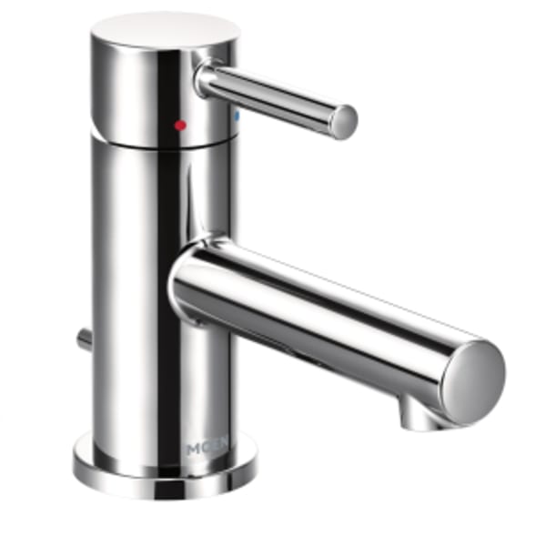 Moen Align Single Hole Single-Handle Low-Arc Bathroom Faucet in Chrome