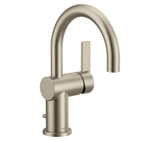 Moen Cia Brushed nickel one-handle bathroom faucet