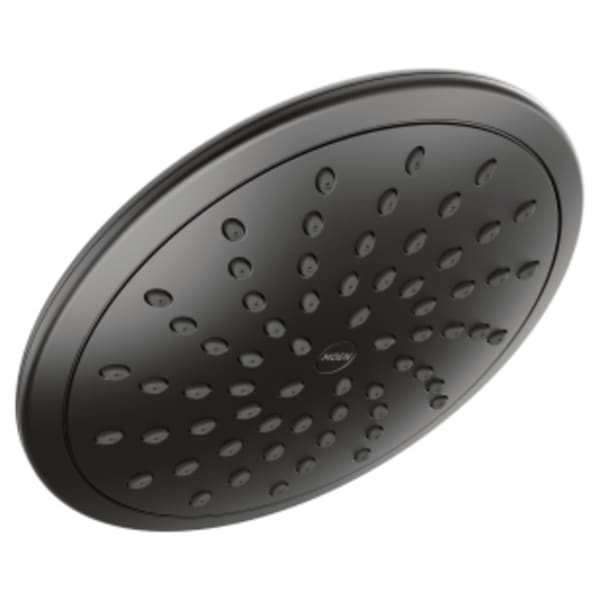 Moen 1-Spray 8" Single Wall Mount Fixed Shower Head in Matte Black